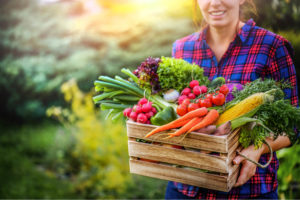 Fresh Produce From A Local Outdoor Farmers Market